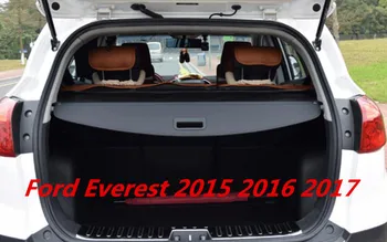 Auto Zadný Kufor Security Shield Cargo Kryt Pre Ford Everest 2016 2017 High End (Čierna Béžová)