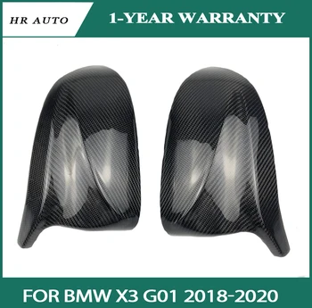 Pre BMW X3 G01 2018 2019 X4 G02 X5 G05 X7 G07 Uhlíkových Vlákien Zrkadlo POKRYTIE Spp horn Bočné Krídlo Spätné Prípade Shell Náhradný Kryt
