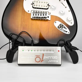 Demonfx Multi Kanál Napájanie Efekt Pedál Gitarové Časti Príslušenstvo Energie 12 Káble Akustické Guitarra Electrica Pedaleira