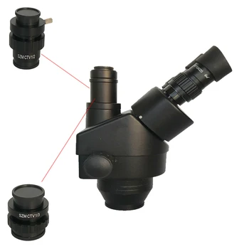 3.5 X-90X SimulFocal Trinocular Stereo Mikroskopom +CTV1/2 1/3 Adaptér +144 Led Lampy, Svetlá+0.7 X 2.0 X Cieľ Objektív Telefónne Súpravy