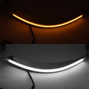 LED svietenie pre GS4 2016 led Náhradné diely Auto-Styling svetlometu na obočie v deň Beží s žltá sústruženie svetlo