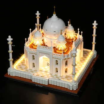 Diaľkové Ovládanie Verzia LED Osvetlenie Set pre 21056 Architektúry Taj Mahal Kryator (Iba LED Svetlo, Nie je Blok Kit)