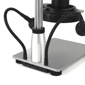 Zliatina hliníka Stojan USB Mikroskop Stojan, Držiak na Stenu S led svetlom Oporný bod Tabuľka Rám pre Mikroskopom Opravy Spájkovanie