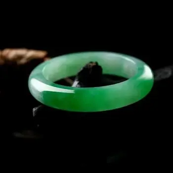 Zheru Šperky Prírodné Barmskej Jade 54-64mm Zelený Náramok Elegantné Princezná Šperky Najlepší Darček