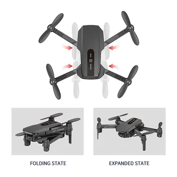 S90 Rc Drone 4k HD širokouhlý Fotoaparát 720P, WiFi, fpv Drone Dual Camera Skladacie Quadcopter Real-time prenosu Vrtuľník Hračky
