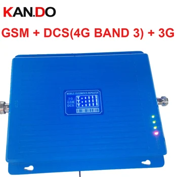 Nový 23 Dbm 65Dbi možnosť využívať tri pásma 900mhz 1800MHZ 2100MHZ Booster GSM 4g DCS 3G Repeater Údaje Band 3 zväčšovacieho prístroja Zosilňovač