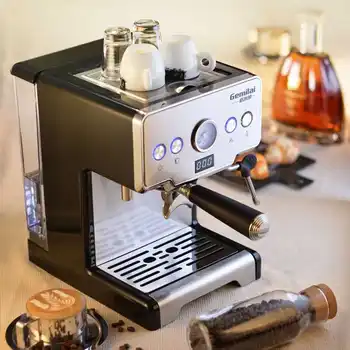 15bar kávovar Espresso Stroj Semi-automatické Čerpadlo Cappuccino Mlieka, Peny, Stroj taliansky kávovar