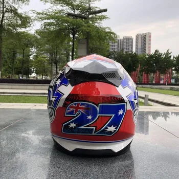 2021 Bezpečnostné Dvojité Okuliare Full Face Prilby motocyklové prilby S Vnútornou Slnečná Clona Pretekárske Prilbu Veľkosť M L XL XXL