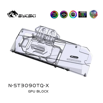 Bykski GPU Vodný Blok Na ZOTAC Geforce RTX 3080 10G 6X OC, Copertura Completa Watercooler,N-ST3090TQ-X chladič grafické karty