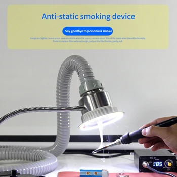 TBK Fajčenie Prístroje Mobilného Telefónu na Opravu Spájky, Fajčenie a Osvetlenie viacúčelového Zariadenia na Spájkovanie Zváranie Železa Anti-static