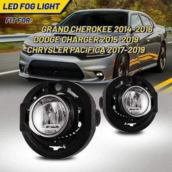Predné Hmlové Svetlo Lampy Aseembly Náhrada za Dodge Charger-2019 / Jeep Grand Cherokee 14-16 68228884AA 68228884AC