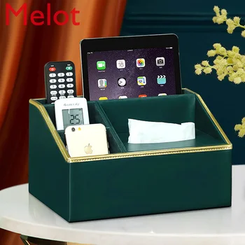 Multifunkčné Emerald Papiera Ťažba Box Domov Obývacia Izba Tvorivé High-End Vstup Lux Konferenčný Stolík Diaľkové Tkaniva Box
