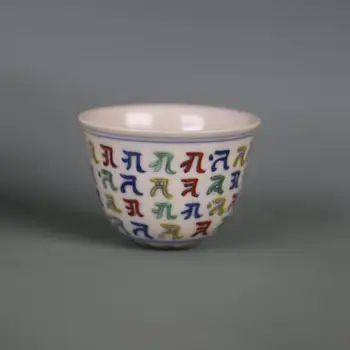 Starožitný MingDynasty(ChengHua) porcelánovej,Sanskrit,DouCai,Ručne maľované remesiel,Zber a Ozdoby,doprava Zdarma
