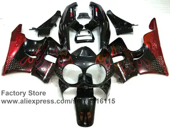 ABS Motocykel kapotáže súpravy pre HONDA 1992 1993 1994 1995 CBR900RR 92 93 94 95 CBR 893RR CBR 893 red flame horské súpravy