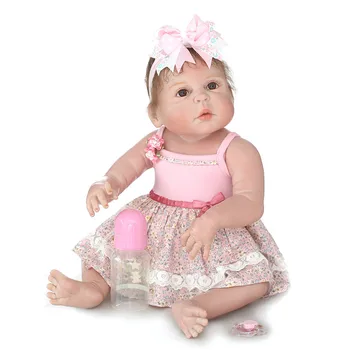 Realistické bebe reborn Cameron Dievča baby doll 23