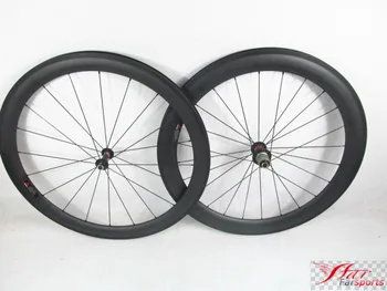 Farsports FSC5060-CM-25 Novatec vysoký profil 25 mm široký cesty clincher kolesa bicykla,farsports 700 c uhlíka zmiešané dvojkolesia