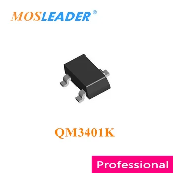 Mosleader QM3401K SOT23 3000PCS QM3401 P-Kanál 20V 30V Vyrobené v Číne Vysokej kvality Mosfets