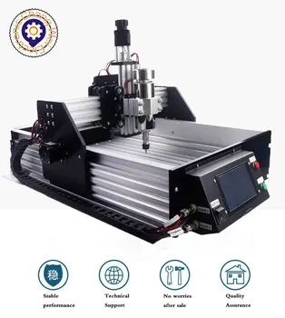 2030 CNC offline plne automatická 4-os priemyselné malé CNC CNC rytie stroj čip leštenie pcb ploche DIY úľavu nema17