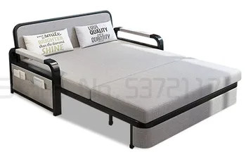 Rozťahovací gauč posteľ dual-purpose obývacia izba multifunkčné zdvíhateľnej domácnosti dvojité železa jednolôžko