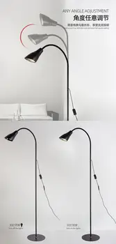 LED poschodí lampa populárne LED, 9W poschodí lampa ABS Poschodí lampa nordic osvetlenie podlahy svetlo osvetlenie v obývacej izbe