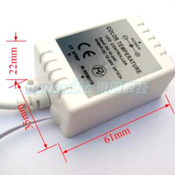 12V 24Key led controller dimmer, farba regulátor Teploty stmievač pre SMD 3528 RGB LED 5050 SMD Pás Svetla, 10pcs