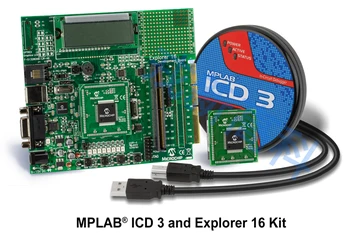 MPLAB Icd3 Prieskumníci 16/32 Vývoj Doska Dv164039 Development Kit Originál