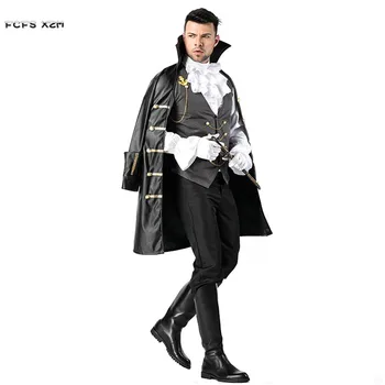 Deluex Mužov Halloween Pirátske Kostýmy Bojovník Noble Knight Cosplay Karneval Purim Maškaráda divadelnú hru nočný klub Bar party šaty