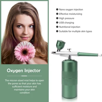 Vysokotlaková Sprchová Kyslíka Injektor Domov Ručné Krásu Tváre Nástroj Hydratačné Revitalizáciu Kyslíka Injektor Airbrush