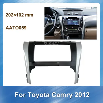 2 DIN Rádio Fascia pre Toyota Camry 2012 Stereo Audio Panel Mount Inštalácie palubnej doske Auta Rám Adaptér Rádio Stereo DVD