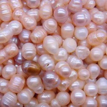 500GRAMS/BAL. Prírodné Sladkovodné Voľné Perly, 7-8mm Pearl Veľkosť, Môže byť do pearl powder+DOPRAVA ZADARMO