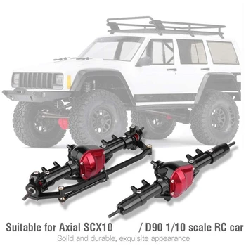 Predné, Zadné Nápravy, Pneumatiky hnací Hriadeľ pre Axial SCX10 Jeep / D90 1/10 RC Auto