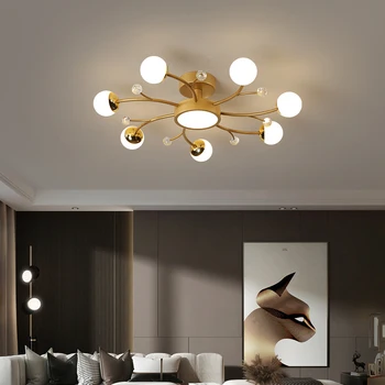 Moderný minimalistický led Nordic stropné lampy, obývacia izba osvetlenie tvorivé spálňa jedáleň nový atmosférický miestnosti interiéru lampa