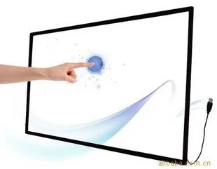 55 palcový priemyselné displeja ultra-tenké HD vložené na stenu 2 bod dotykový displej LCD displej