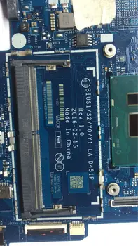 SHELI Pre Lenovo 510s-14isk Notebook PC Doska I7 6500U R7 M460 2G Grafika la-d451p Test OK