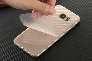 500pcs 3D karbónová Späť Fólia Pre Samsung Galaxy S9+ Poznámka 8 S8 S8+ S10 10 lite Zadné Matt Screen Protector