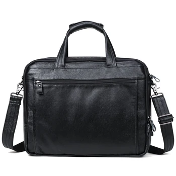 2018 nové módne kožené pánske taška vysokej kvality podnikanie mužov kufrík, notebook taška pánske kabelky ramenný messenger taška