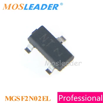 Mosleader MGSF1N02L MGSF2N02EL SOT23 3000PCS MGSF1N02 MGSF2N02 N-Kanál 20V Dobré Čínskeho tovaru MGSF1N02LT1G MGSF2N02ELT1G