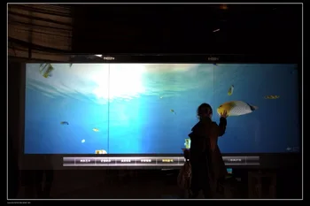 Doprava Zadarmo! (1.524 m*1m) transparentné holografické fólie pre 100-palcový veľkosť Zadnej Projekcie filmu displej pre schôdze