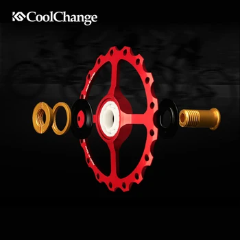 CoolChange 17T Bike Carbon Fiber Keramické Ložiská Požičovňa Prehadzovačka Kladka Kolesa Kit Pre 6800 6870 9000 9070 Časti Bicyklov