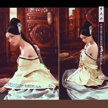 Meng Wei Yang Han Princezná Tradičné Hanfu Tematické Fotografie Kostým pre Ženy