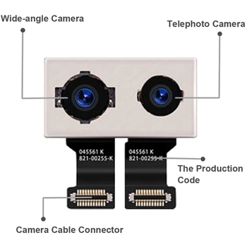 Zadné s Kamerou Späť Fotoaparát, Hlavný Fotoaparát Výmena za iPhone 7 Plus 7P s Opravy Nástrojov