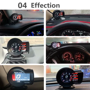 Profesionálne OBD Head Up Display Multifunkčné Auto Boost, Digitálny Rozchod Napätie Rýchlosť Meter Vody Temp Alarm Auto Diagnostický Nástroj