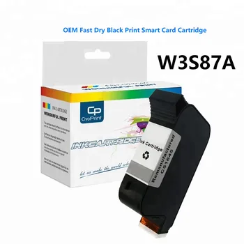 Civoprint kompatibilné Repasované W3S87A OEM Rýchlo Suché Čiernej Tlače Smart Card Kazety