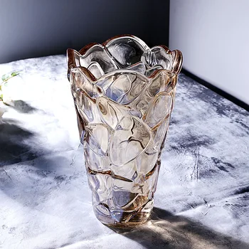 Luxusné Sklenené Skladovanie Jar Liatím Potravín Transparentné Kvet Úložný Kontajner Dizajnér Kryštály Tarros Domácnosti GTJ50