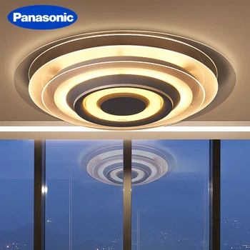 Panasonic LED Moderné Stropné Svetlá pre Spálne, Obývacia Izba Double-layer Svetlo Sprievodca Doska 72W Diaľkové Ovládanie Osvetlenia