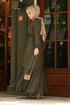 Šaty dámske šaty 2021 kaftan abaya dlho Moslimských večerné šaty, hidžáb abayas turecký Hidžáb Strany Bežné ženy oblečenie