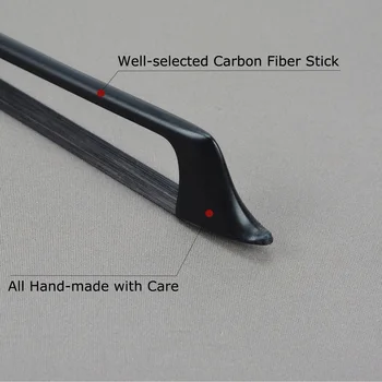 Nový Model! Advanced Carbon Fiber Husle Luk Čierne Vlasy Jedinečný Dizajn s Modrým Kryštálom Vingobow 103CB