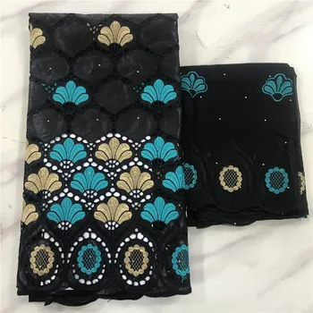 Nové Africké Bazin Riche Senegal 2020 Najvyššej Kvality Čipky Textílie S Kamienkami Pre Indické Ženy Večerné Šaty Bazin Riche Tkaniny