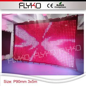 Led vision handričkou P9 dobrú definíciu 3x5m hot veľkosť zobrazenia displeja led svetlá video opláštenie