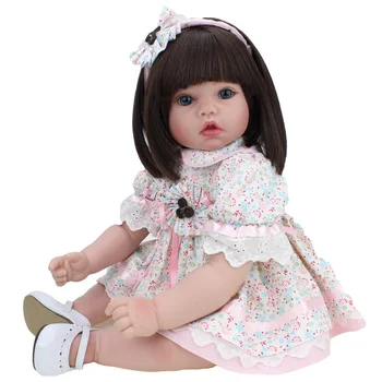 NPK Reborn batoľa dievča vysokej kvality bebe reborn princezná dievča bábiku Silikónové vinyl rozkošný Realisticky Dieťa Bonecas darček hračka